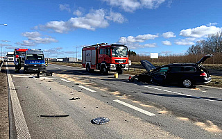 Wypadek na S51. Kierowców czekały utrudnienia